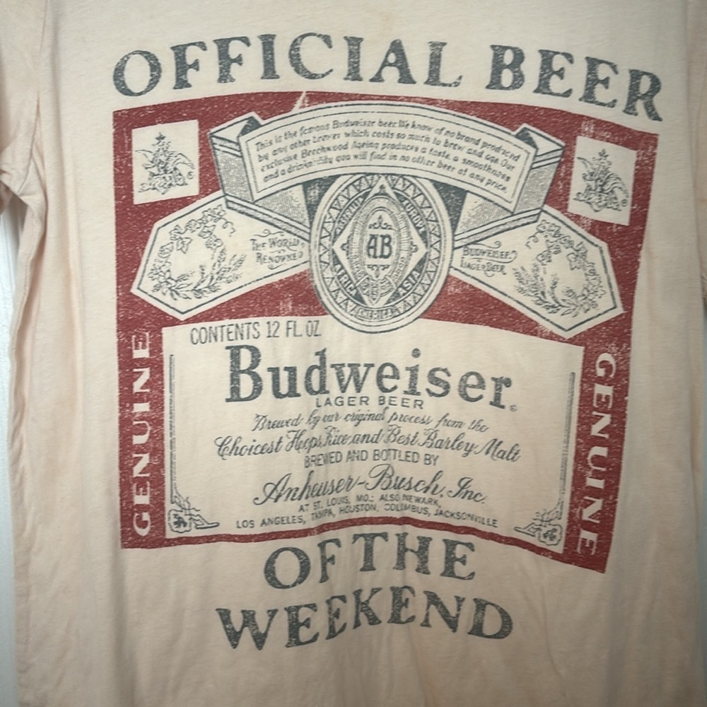 Vintage Budweiser tee - Picture 2 of 2